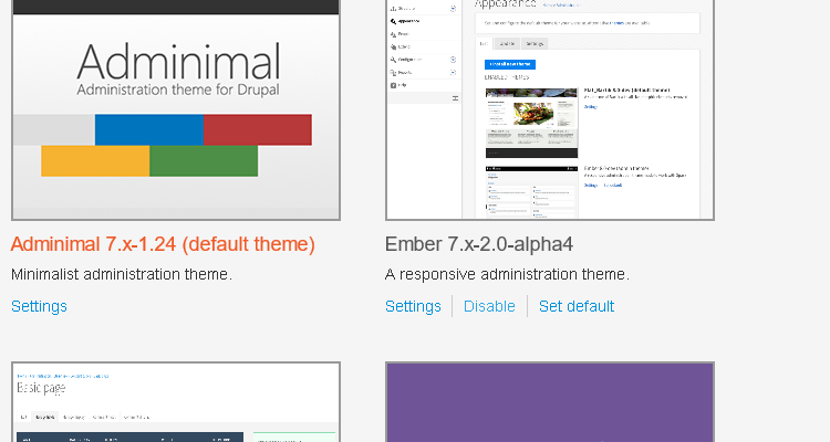 7 Theme Drupal Untuk Administrasi