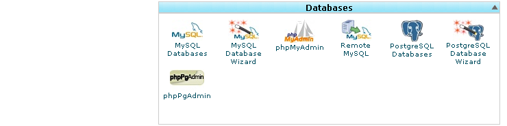 Menu Database pada Cpanel