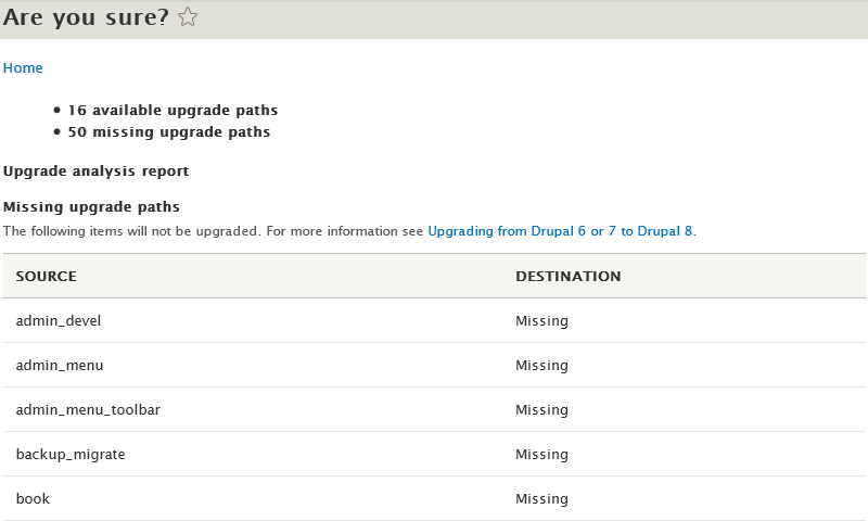 Review Database untuk Upgrade ke Drupal 8