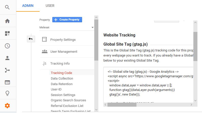 Global Site Tag