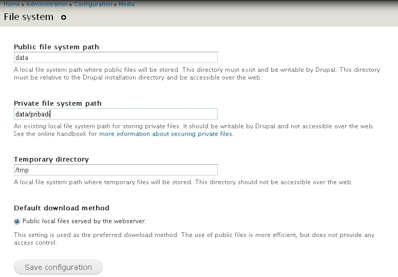 Konfigurasi File System