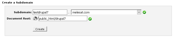 Buat SubDomain pada Cpanel